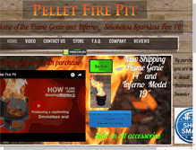 Tablet Screenshot of pelletfirepit.com